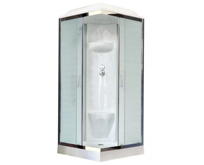 Душевая кабина Royal Bath RB 80HP6-WC-CH 80х80 см, с матовыми стеклами