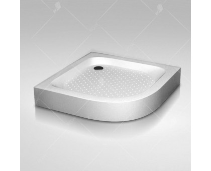 Душевой поддон RGW LUX/TN-P 90x90 см, полукруглый, белый
