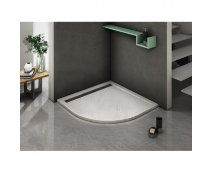 Душевой поддон WeltWasser WW TRR  90 STONE-WT 90х90 см белый с сифоном