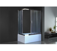 Душевой уголок Royal Bath RB 8120BP-C-CH 120х80 см, с матовыми стеклами, правосторонний